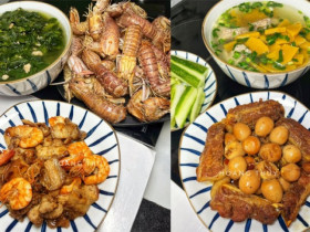 Cơm nhà chỉ cần 1 canh 1 mặn của mẹ bỉm sữa vẫn khiến chồng con mê tít