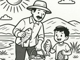 20 bức tranh tô màu gia đình, dạy bé biết yêu thương, gắn kết tình cảm