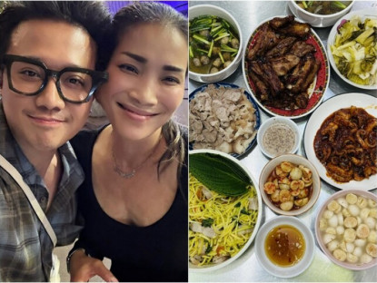 Gia đình - Ca sĩ đình đám ở Mỹ về Việt Nam khoe mâm cơm nhà dân dã nhưng với cô là &quot;đỉnh của đỉnh&quot;