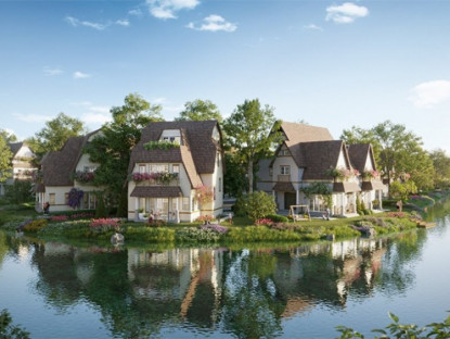 Thông tin doanh nghiệp - Đảo Châu Âu và triết lý thiết kế mặt nước &quot;vị nhân sinh&quot; của Ecopark