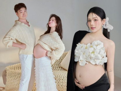 Gia đình - Vợ hot girl của diễn viên Trọng Lân VTV: &quot;Mẹ ruột vừa sinh em trai cách đây không lâu nên đã chia sẻ nhiều kinh nghiệm bầu bí cho tôi&quot;
