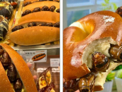 Ẩm thực - Bánh mì ve sầu: Món ăn gây sốt ở TQ, mỗi ngày bán 300-400 cái