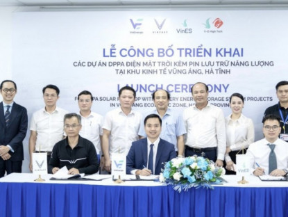 Thông tin doanh nghiệp - Vinenergo triển khai các dự án điện mặt trời kèm pin lưu trữ cho nhà máy ô tô Vinfast và 2 nhà máy pin tại Hà Tĩnh