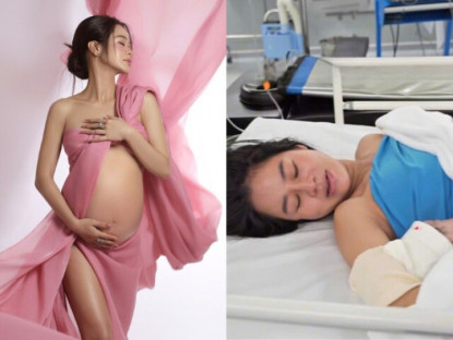 Gia đình - Cô giáo yoga của Hồ Ngọc Hà thông báo sinh con đầu lòng với chồng Tây, bé gái lai mang 2 dòng máu chào đời nằm ngoan bên mẹ