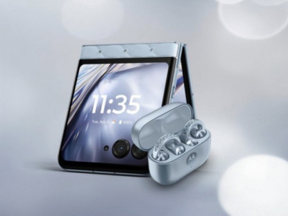 Công nghệ - Motorola ra mắt Razr Swarovski và tai nghe Buds Loop lấp lánh cực đẹp