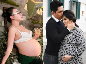 Dàn người đẹp Việt khệ nệ bụng bầu đi quay: Thanh Thúy khổ vì vòng một ngoại cỡ, vợ “cá mập” được khuyên bớt cười kẻo vỡ chum