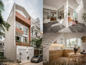 Sau nhiều năm ở trọ, cặp vợ chồng 3 con Bình Phước xây được căn nhà 3 tầng 2,4 tỷ, phủ màu trắng tuyệt đẹp