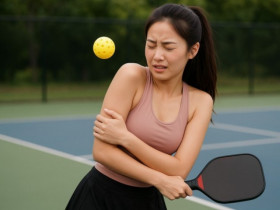 Phái đẹp bị đánh bóng pickleball vào người: Tranh cãi kẻ bênh vực, người làm ngơ