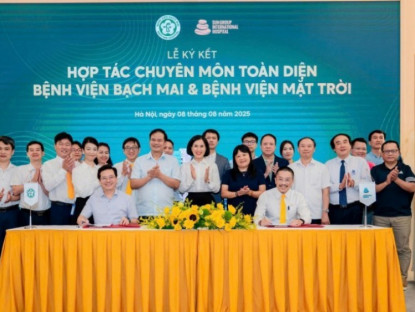 Thông tin doanh nghiệp - Bệnh viện Bạch Mai hợp tác toàn diện với Bệnh viện Mặt Trời trong đào tạo và chuyển giao kỹ thuật chuyên môn