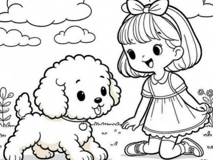 Gia đình - Tặng 20 bức tranh tô màu cho bé gái đa dạng chủ đề, thỏa thích phối màu đáng yêu
