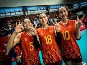 Bóng chuyền nữ U21 Việt Nam thăng hoa, thắng top 15 thế giới U21 Puerto Rico