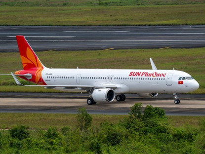 Thông tin doanh nghiệp - Lộ diện diện mạo Airbus A321NX đầu tiên của Sun PhuQuoc Airways - Khoác sắc hoàng hôn và bình minh đảo Ngọc