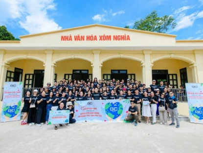 Thông tin doanh nghiệp - Gcoop Việt Nam chung tay cải tạo sân sinh hoạt cộng đồng tại Xóm Nghìa, xã Dũng Tiến (Phú Thọ)