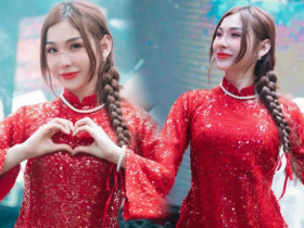 DJ xinh đẹp mang áo dài Việt Nam khắp thế giới