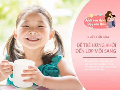 Gia đình - 5 việc mẹ nên làm mỗi sáng để con tràn năng lượng đến lớp