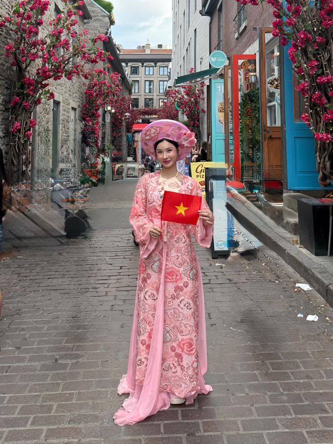 DJ xinh đẹp mang áo dài Việt Nam khắp thế giới - 6