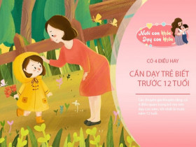 Đứa trẻ tương lai giỏi giang nhờ bố mẹ dạy con biết sớm 4 này trước 12 tuổi