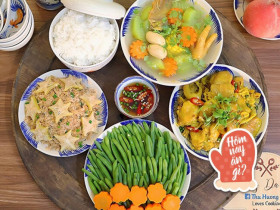 Hôm nay nấu gì: Cơm chiều chất lượng, màu sắc hấp dẫn