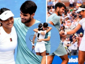 Alcaraz ôm thắm thiết Raducanu: Chuyện tình đẹp ở US Open 2025?