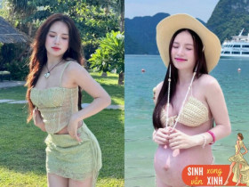 Nữ diễn viên Việt “phá luật” kết hôn và sinh con với người cùng công ty, nhan sắc mỹ miều sau 2 lần bầu bí đốn gục các chàng trai