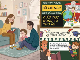 Infographic: 5 lý do có bố mẹ học cùng sẽ giúp trẻ sớm đạt học sinh xuất sắc
