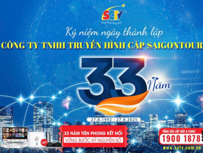 Nhịp cầu doanh nghiệp - Mừng 33 năm SCTV: Tháng 8 rực rỡ với LALIGA mùa giải 2025/26, phim hay, quà lớn