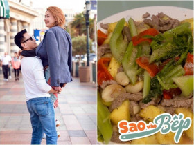 Định làm vợ đảm chiêu đãi chồng đại gia nhưng Thanh Thảo nấu món thịt bò đắt tiền thành nát nhũn