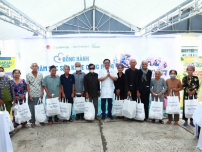 Thông tin doanh nghiệp - DHG Pharma về An Giang: 1.200 lượt khám, gieo niềm tin sức khỏe nơi vùng biên