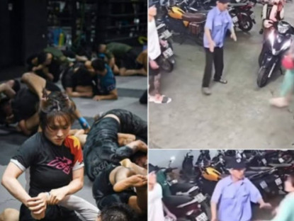 Thể thao - Cô gái MMA đánh gã trai xăm trổ no đòn, quật ngã kẻ giở trò &quot;hổ báo cáo chồn&quot;
