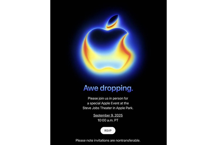 Nóng: Apple chính thức gửi thư mời sự kiện ra mắt iPhone 17 - 1