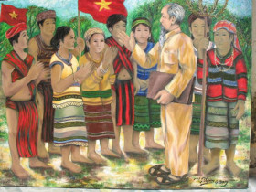 Hình thức biểu đạt trong sáng tác đề tài Bác Hồ
