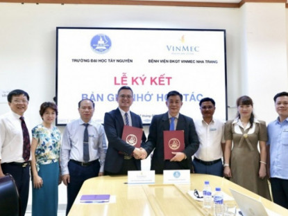 Thông tin doanh nghiệp - Vinmec Nha Trang bắt tay Đại học Tây Nguyên: Bước tiến mới cho y tế Tây Nguyên