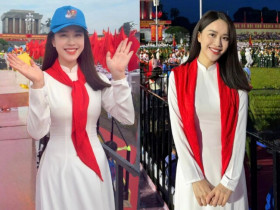 Tham gia A80 sau 1 tháng ở cữ, MC VTV gây sốt vì quá xinh, nói là mẹ hai con chẳng ai tin
