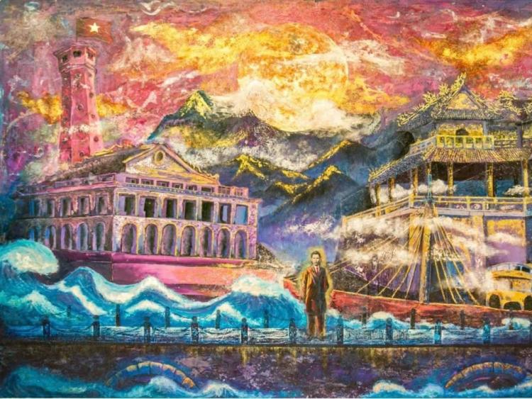 Chúng tôi học vẽ và mơ ước được vẽ Bác Hồ kính yêu