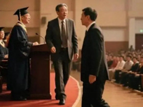 Bố dượng làm thợ xây 25 năm nuôi tôi học Tiến sĩ, thầy giáo sững sờ khi thấy ông tại lễ tốt nghiệp