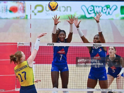 Thể thao - Kết quả bóng chuyền nữ Brazil - Pháp: Đỉnh cao so tài, set 2 siêu kịch tính (Vô địch thế giới)