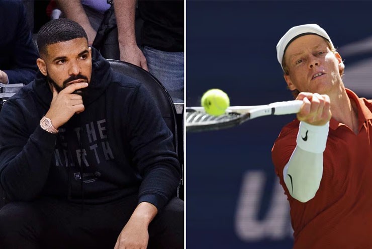 Nóng nhất thể thao sáng 4/9: Rapper Drake gieo "vận xui" tới Sinner ở US Open - 1