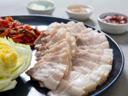 Ẩm thực - Cách làm thịt heo luộc cuốn kiểu Hàn Quốc ngon khó cưỡng