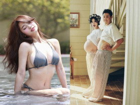 Hot girl Việt vừa tung bộ ảnh bầu sau thời gian giấu kín: Có bố là NSND quyền lực, gia thế chồng cũng không phải dạng vừa