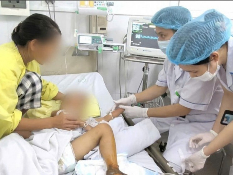 Đắp thuốc nam chữa mèo cào, bé trai 4 tuổi suy gan, suy thận