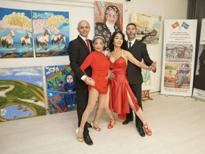 Mỹ thuật - Triển lãm mỹ thuật Maj Trang Olson Art &amp; Argentine Tango “Tưởng nhớ Bùi Xuân Phái” tại Stockholm - Thuỵ Điển