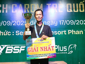 Cao Nhân Minh Quân vô địch bi-a quốc gia, ngược dòng ở trận 