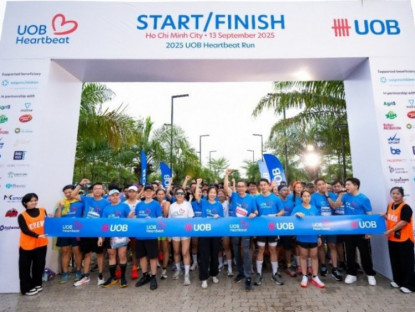 Thông tin doanh nghiệp - Giải chạy bộ UOB Heartbeat Run 2025 gây quỹ hơn 940 triệu đồng