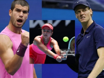 Thể thao - Sinner nỗ lực bám đuổi Alcaraz, mỹ nhân 17 tuổi thăng tiến (Bảng xếp hạng tennis 15/9)