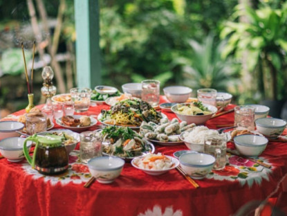 Gia đình - Mâm cỗ đặc biệt trong đám giỗ miền Tây