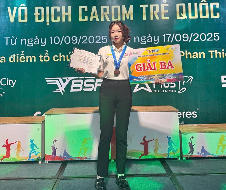 Hot girl ngành Y loại dàn cao thủ, lập chiến tích bất ngờ ở giải bi-a quốc gia - 4