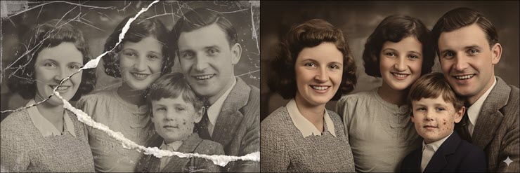 "Tuyệt chiêu" phục hồi ảnh cũ chuẩn studio chỉ trong vài giây, không cần có Photoshop - 4
