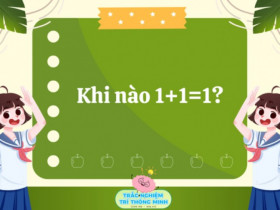Câu đố không hề khó nhưng bố mẹ cũng phải chịu thua: Làm cách nào để cộng 1 với 1 mà vẫn ra 1?