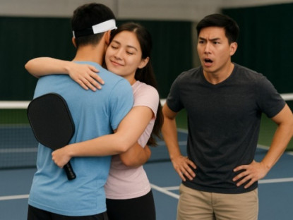 Thể thao - Chồng &quot;tăng xông&quot; khi vợ ôm nam VĐV đánh cặp: Tuân thủ &quot;5 không&quot; trong pickleball