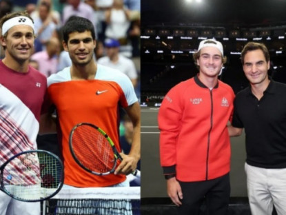 Thể thao - Alcaraz và Federer gây sốt khi cùng nhau góp mặt hâm nóng Laver Cup 2025